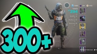 Destiny 2 HOW TO GET 300+ LIGHT EASY & FAST