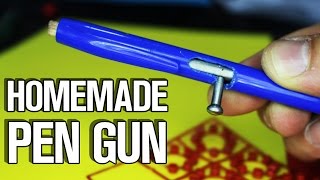 How To Make Real Pen Gun with Trigger
