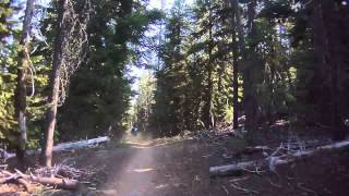 Steve Following Dr Wu & I on Flagline in Bend, OR