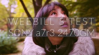 ZHIYUN WEEBILL-S  Gimbal Test Sony a7r3, 2470gm cinematic video 위빌S