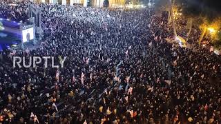 Georgia: Thousands rally in Tbilisi to demand release of ex-President Saakashvili