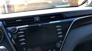 Тойота Камри V70 отключение автошторки