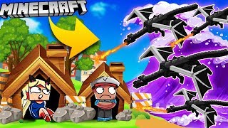 ? BAZA VS TSUNAMI SMOKÓW - MINECRAFT TSUNAMI CHALLENGE | Vito VS Bella