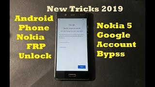 2019 android  9.0  Nokia 5 Google Accouny Bypass