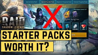 PACKS - DAILY & PROGRESSION PACKS - RAID SHADOW LEGENDS