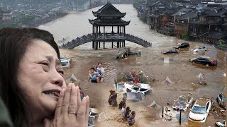 China shuddered! Footage of the worst flood in the history of the country!