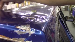 Кузовной ремонт. Крыша ВАЗ 2114. Body repair.