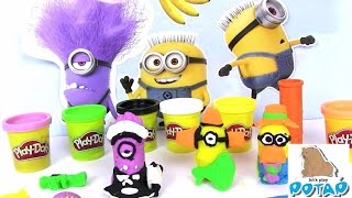 Пластилин Плей До на Русском Play Doh Minions Миньоны из Мультика Гадкий Я. Пластилин для Детей