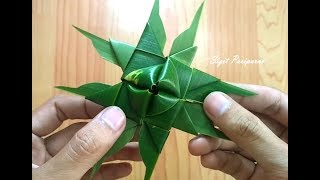 KREASI JANUR -  MEMBUAT BUNGA HIASAN POHON NATAL
