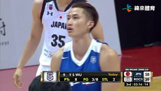 瓊斯盃 Jones Cup | 吳永盛 Jeff Wu | Highlight | 2018