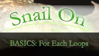 Snail On: Clickteam Fusion 2.5 - For Each Loops