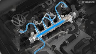 Volkswagen TDI engine animation