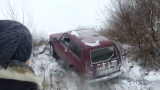 Возможности сток НИВЫ на бездорожье резина ВЛИ-5 часть 1