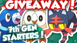 GEN 7 STARTERS GIVEAWAY IN POKEMON BRICK BRONZE!!