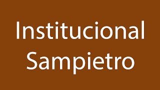 Video Institucional Centro Médico Sampietro