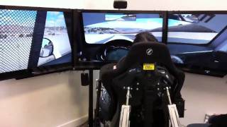 Taku on CXC Racing Simulator