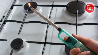 Зажигалка для газовой плиты | Посылка из Китая