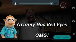 Granny Horror Game 1.3 Granny Has Red Eyes OMG! ?