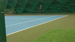 Анастасия теннис тренировка 2( Anastasia tennis training 2)