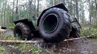 СКОРОСТНАЯ ЕЗДА ПО ЛЕСНОЙ ДОРОГЕ НА КАРАКАТЕ ВЕЗДЕХОДЕ // В ЯНВАРЕ БЕЗУМНОЙ ЗИМЫ 2020 ГОДА.