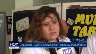 Consumo del tabaco desencadenan problemas psiquiátricos
