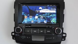 Штатнаа магнітола Android 4.4.2 Mitsubish Outlander Peugeot 4007 CITROEN C-Crosser 142704