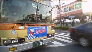 激安ドライブレコーダー「K6000」をリアに付けて走った（夕方編）
