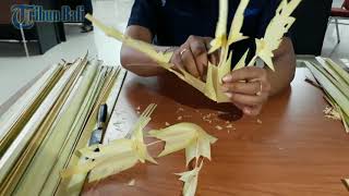 Tutorial Membuat Sampyan Panyeneng Simpel dan Cantik