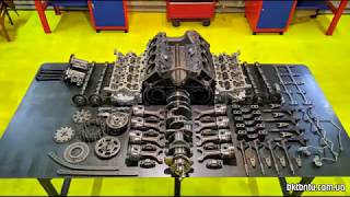 Toyota Lexus 4 5L V8 1VD FTV  |time-lapse|