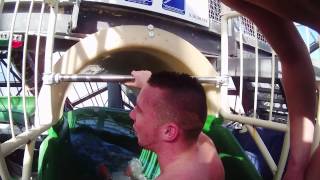 toboggan vert à l'aqualud
