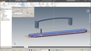 Пример простой сборки в Autodesk Inventor