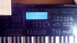 Как удалить запись на синтезаторе casio 6200