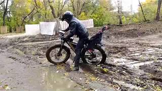 Испытание проходимости мощного электрофэтбайка Veloxy Totem 1000