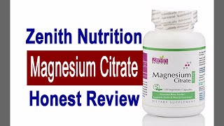 Cheapest magnesium supplement-zenith nutrition magnesium citrate Review