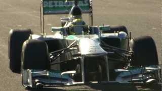 Nico Rosberg drives the F1 W04