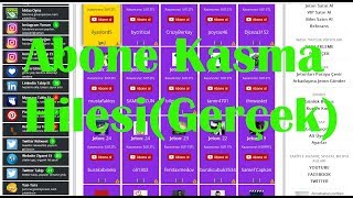 Youtube Abone Beğeni İzleme Kasma Hileleri TakipleKazan 1 (%100 Gerçek) (Bot İçerir)