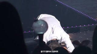[FANCAM][160508] ment Suga crying - 방탄소년단 BTS Epilogue Concert (Day2)
