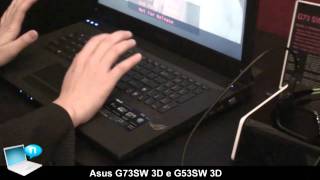 Asus G73SW 3D e G53SW 3D, gaming notebook