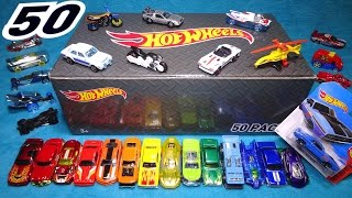 Opening: Hot Wheels 50 PACK - Surprise Car Box! 50 RANDOM CARDED CARS