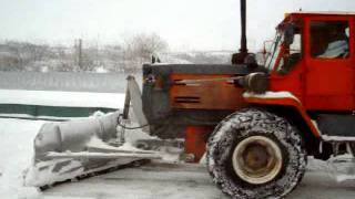 T-150 bites the snow