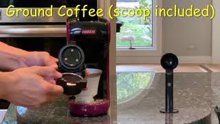 HiBREW Multi-Function Espresso Machine for Dolce Gusto, Nespresso and Ground Coffee