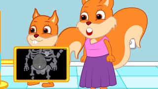 Famille d'Écureuil - Déguisement Squelette Animé 2022 en Français