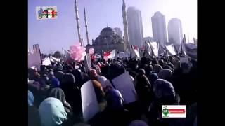 Митинг в Чечне против карикатур на пророка Мухаммада