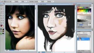 Pintura Chica // Speed painting // Corel Painter 11