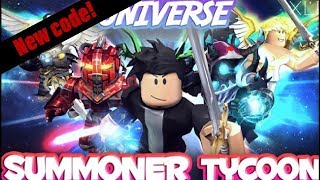 New [code] | ROBLOX summoner tycoon |