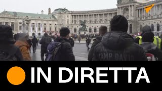 #Vienna: protesta contro restrizioni Covid e obbligo vaccinale
