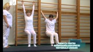 Kinetoterapia în discopatiile vertebrale lombare