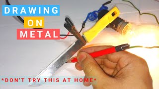 Electric Pencil Permanently Write Your Name On Steel | Electric Pencil for Drawing on metal