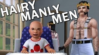 The Sims 3 - Hairy Manly Men