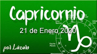 CAPRICORNIO Horóscopo de hoy 21 de Enero 2020 | Escalando hacia la prosperidad